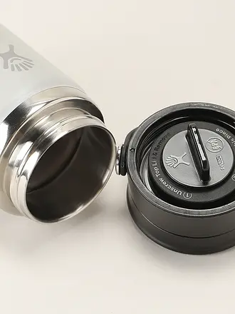 HYDRO FLASK | Botella de agua Wide Mouth Flex Sim Lid 354ml | hellgrau